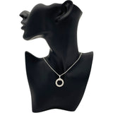 ブルガリ BVLGARI ブルガリブルガリサークルネックレス ホワイトゴールド Au750 ジュエリー