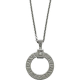 ブルガリ BVLGARI ブルガリブルガリサークルネックレス ホワイトゴールド Au750 ジュエリー