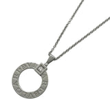 ブルガリ BVLGARI ブルガリブルガリサークルネックレス ホワイトゴールド Au750 ジュエリー