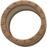 ブルガリ BVLGARI ビーゼロワンリング4バンド(M) ピンクゴールド 750 ホワイトセラミック ジュエリー