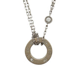 カルティエ Cartier ラブサークルネックレス ホワイトゴールド Au750 ダイヤモンド ジュエリー