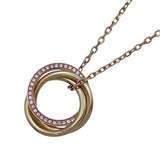 カルティエ Cartier トリニティネックレス ピンクゴールド 750 ジュエリー