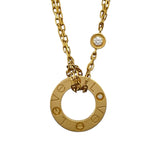 カルティエ Cartier ラブサークルネックレス ゴールド Au750 ダイヤモンド ジュエリー