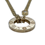 カルティエ Cartier ラブサークルネックレス ゴールド Au750 ダイヤモンド ジュエリー