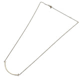 ティファニー TIFFANY＆CO Tスマイルネックレススモール ピンクゴールド Au750 ジュエリー