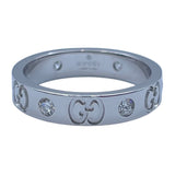 グッチ GUCCI アイコンリング ホワイトゴールド 750 ジュエリー