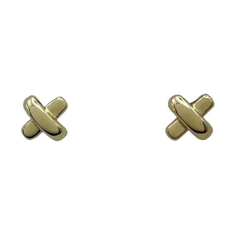 ティファニー TIFFANY＆CO クロスステッチピアス ゴールド 750