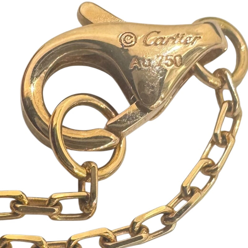 カルティエ Cartier ロゴドゥーブルCネックレス ピンクゴールド Au750