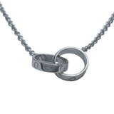 カルティエ Cartier ベビーラブネックレス ホワイトゴールド 750 ジュエリー
