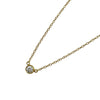 ティファニー TIFFANY＆CO バイザヤードネックレス ゴールド 750 ダイヤモンド ジュエリー