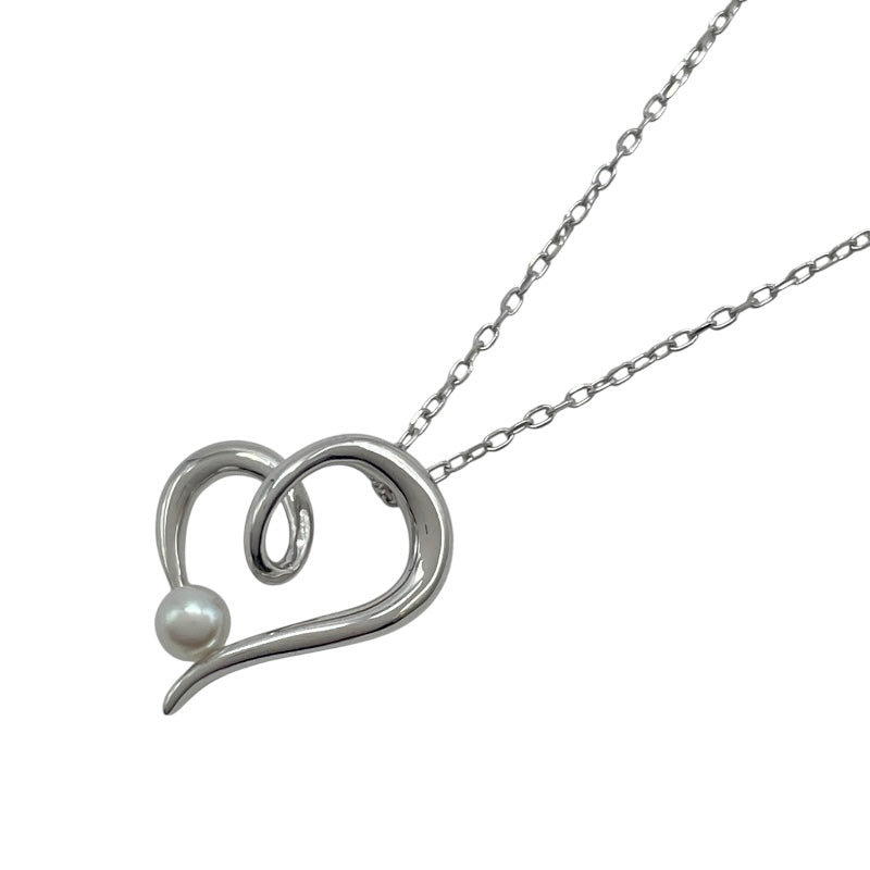 ミキモト MIKIMOTO ネックレス ホワイトゴールド K18 ジュエリー