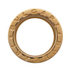 ブルガリ BVLGARI ビーゼロワンリング4バンド(M) ピンクゴールド Au750 ホワイトセラミック ジュエリー
