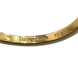 ティファニー TIFFANY＆CO スリーストーンリング ゴールド K18/PT950/ダイヤ ジュエリー