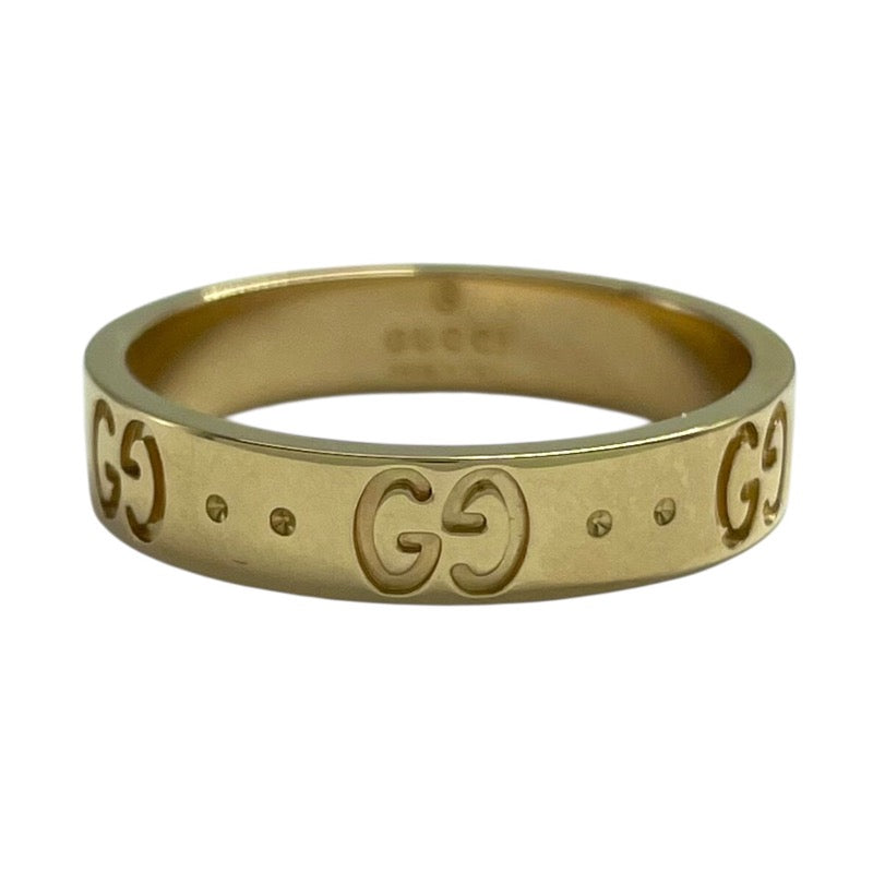 グッチ GUCCI アイコンリング 約12号 K18YG ジュエリー | 中古ブランド