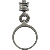 ブルガリ BVLGARI ビーゼロワン エレメントリング ホワイトゴールド 750 ダイヤモンド ジュエリー