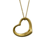 ティファニー TIFFANY＆CO オープンハートネックレス ゴールド 750 ジュエリー