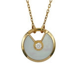 カルティエ Cartier バーキンアミュレットネックレス ゴールド Au750 ジュエリー