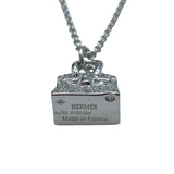 エルメス HERMES バーキンネックレス ホワイトゴールド Au750 ジュエリー