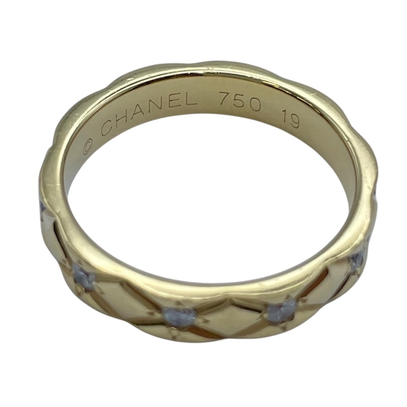 シャネル CHANEL マトラッセリング10Pダイヤ ゴールド 750 ジュエリー