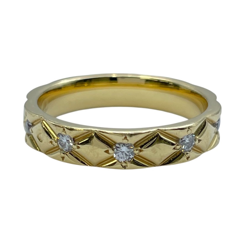 シャネル CHANEL マトラッセリング10Pダイヤ ゴールド 750 ジュエリー