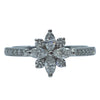 ティファニー TIFFANY＆CO クラスターリング プラチナ Pt950 ジュエリー
