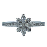 ティファニー TIFFANY＆CO クラスターリング プラチナ Pt950 ジュエリー