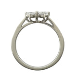 ティファニー TIFFANY＆CO クラスターリング プラチナ Pt950 ジュエリー