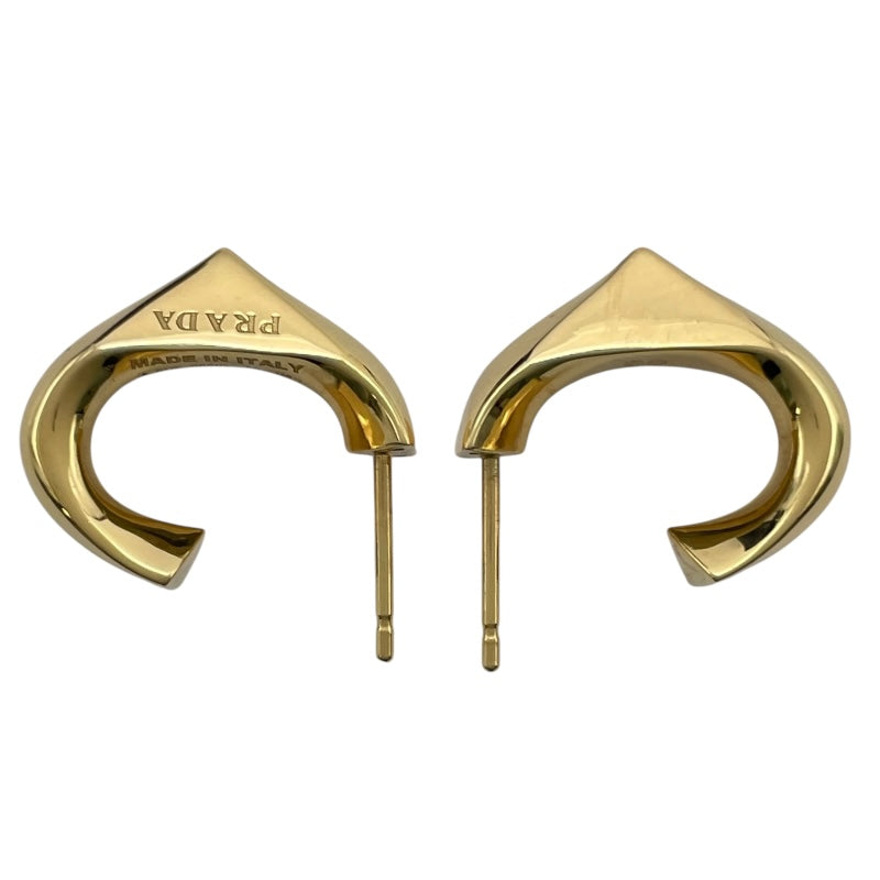 PRADA ピアス　ゴールド プラダ PRADA ピアス ゴールド Au750 ジュエリー | 中古ブランド