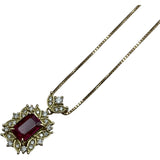 ルビーネックレス ゴールド K18 ジュエリー