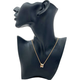 ブルガリ BVLGARI ビーゼロワンネックレス ピンクゴールド Au750 ジュエリー