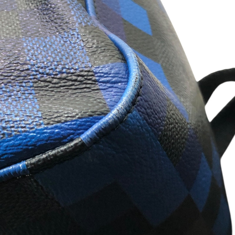 ルイ・ヴィトン LOUIS VUITTON ジョッシュ N40083 ブルー ダミエ・グラ 