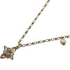 シャネル CHANEL フラワーモチーフ ココマーク ロングネックレス ゴールド メタル/ストラス/パール アクセサリー