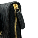 シャネル CHANEL クラシック ロング ジップ ウォレット AP0242 ブラック ゴールド金具 キャビアスキン レディース 長財布