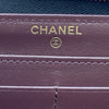 シャネル CHANEL クラシック ロング ジップ ウォレット AP0242 ブラック ゴールド金具 キャビアスキン レディース 長財布