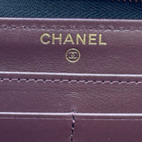 シャネル CHANEL クラシック ロング ジップ ウォレット AP0242 ブラック ゴールド金具 キャビアスキン レディース 長財布