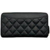 シャネル CHANEL クラシック ロング ジップ ウォレット AP0242 ブラック ゴールド金具 キャビアスキン レディース 長財布