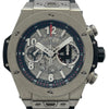 ウブロ HUBLOT ビッグバン ウニコ チタニウム 411.NX.1170.RX グレー チタン メンズ 腕時計