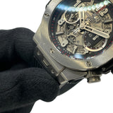 ウブロ HUBLOT ビッグバン ウニコ チタニウム 411.NX.1170.RX グレー チタン メンズ 腕時計