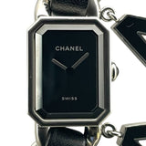 シャネル CHANEL プルミエール ウォンテッド ドゥ シャネル H7471 ブラック SS クオーツ レディース 腕時計