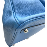 エルメス HERMES バーキン30 □R刻 ブルーパラダイス SV金具 トゴ レディース ハンドバッグ