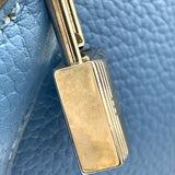 エルメス HERMES バーキン30 □R刻 ブルーパラダイス SV金具 トゴ レディース ハンドバッグ
