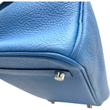 エルメス HERMES バーキン30 □R刻 ブルーパラダイス SV金具 トゴ レディース ハンドバッグ