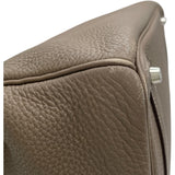 エルメス HERMES バーキン35 □P刻 エトゥープ SV金具 トゴ レディース ハンドバッグ