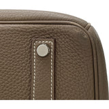 エルメス HERMES バーキン35 □P刻 エトゥープ SV金具 トゴ レディース ハンドバッグ