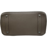 エルメス HERMES バーキン35 □P刻 エトゥープ SV金具 トゴ レディース ハンドバッグ