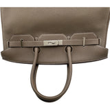 エルメス HERMES バーキン35 □P刻 エトゥープ SV金具 トゴ レディース ハンドバッグ