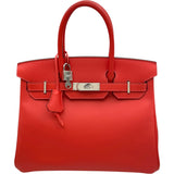 エルメス HERMES バーキン30 A刻 ローズジャイプール SV金具 エプソン レディース ハンドバッグ