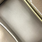 エルメス HERMES バーキン25 B刻 エトゥープ GD金具 トゴ レディース ハンドバッグ