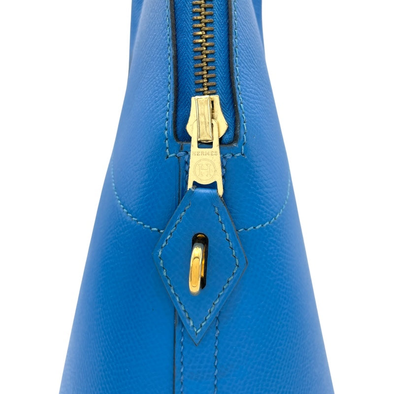 エルメス HERMES ボリード35 □D刻 ブルーフランス GD金具 クシュベル レディース ショルダーバッグ エルメス HERMES ボリード35 □D刻 ブルーフランス GD金具 クシュベル