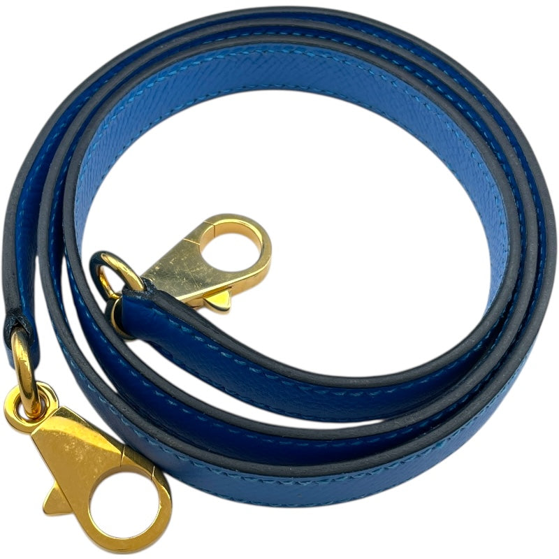 エルメス HERMES ボリード35 □D刻 ブルーフランス GD金具 クシュベル